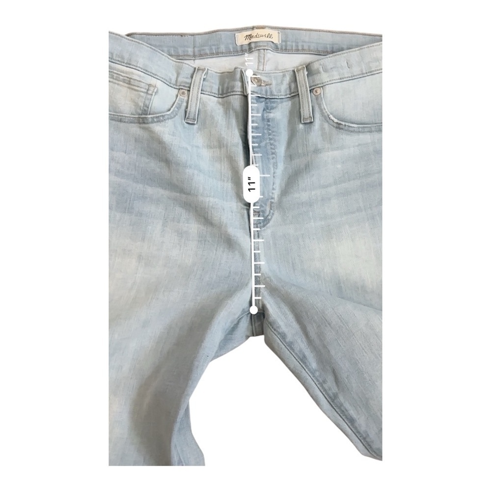 Madewell 9" Mid-Rise Skinny Crop Jeans in Coolmax Women’s Size 32 NWOT Lightwash - Picture 9 of 14